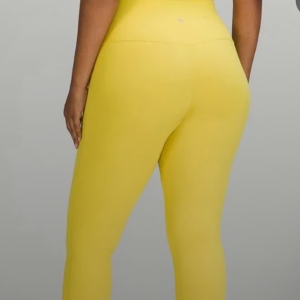 lululemon athletica Yellow High-Rise Leggings